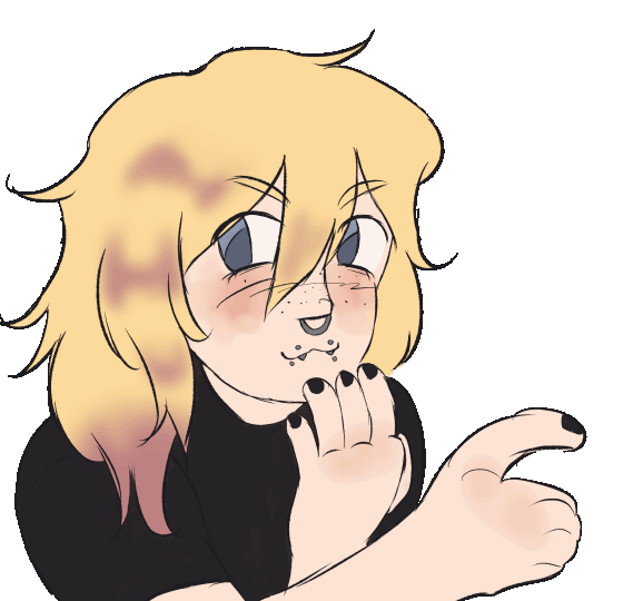 gif of me pointing at contact details